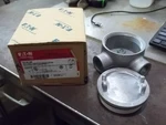 Nib Eaton Crouse Hinds GUAL26 Conduit Outlet Box W/ Cover 3/4" (392). Fixed Price $35.00.
