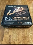 Gigabyte B450M DS3H Wifi, Socket AM4 Motherboard - Opened Box, Unused. Fixed Price $85.00.