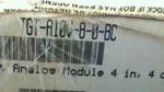 Ge Fanuc TGT-AI0V-8-0-BC Analog Module 4-INPUT 4-OUTPUT-NEW Box. Fixed Price $2189.57.