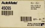 Sealed Reliance Electric 45C65 Automate Dual 115 Vdc Output Module. Fixed Price $78.00.