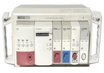 Hewlett Packard Rack W/nibp, Two Ibp's, Ecg/resp, SPO2 & Recorder Modules. Fixed Price $305.00.