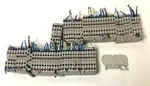 Big Lot Of 70! Allen Bradley 1492-R4 Gray Terminal Blocks. Fixed Price $43.50.