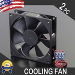 2PCS 5" Square Cooling Fan With 1" Depth 12 Volt Rotary Plastic Amplifier Quiet. Fixed Price $12.99.