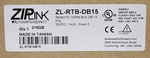 Automation Direct Ziplink Zl Rtb DB15 Remote Terminal Block Module 30 Vdc. Fixed Price $28.00.