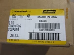 (25) Wheatland Tube 08459, 1-1/4" Pipe Conduit Coupling Usa New Sealed Box. Fixed Price $99.95.