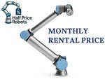 Monthly Rental: Universal Robots UR10E Arm W/ Control Box & Teach Pendant. Fixed Price $1299.99.