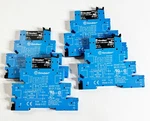 Finder 34.81.7.005.9024 Relay With Socket 93.01.7.024(SET Of 4). Fixed Price $75.00.