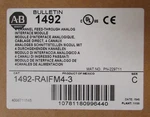 Allen Bradley 1492 RAIFM4 3 Series Channel Analog Input Output Module. Fixed Price $150.00.