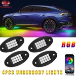 4PODS Rgb Led Rock Light Kit Underglow Wheel Fit Dodge Ram 1500 2500 3500. Fixed Price $39.95.