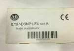 Allen Bradley 873P-DBNP1-F4 Prox Ultrasonic Sensor Plastic Barrel 24VDC Pnp Qd. Fixed Price $349.99.