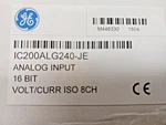 Ge Fanuc IC200ALG240-JE Analog Module, 16-BIT, 8 Isolated Inputs. Fixed Price $445.00.