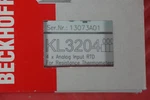 Beckhoff KL3204 Analog Input Rtd New Available Now. Fixed Price $90.75.