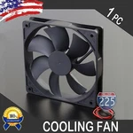 6" Square Cooling Fan With 1" Depth 12 Volt Rotary Plastic Amplifier Computer. Fixed Price $10.95.