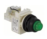 Schneider Electric 9001SKT38LGG31 30MM Push To Test Pilot Light Used. Fixed Price $180.00.