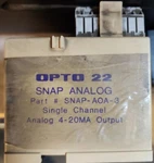 Opto 22 SNAP-AOA-3/SNAP-A0A-3 Single Channel Output Module 4-20MA *xlnt*. Fixed Price $99.99.